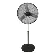 Comfort Zone High Velocity Industrial Fan, Metal, 30", Height adjustable, Black CZHVP30